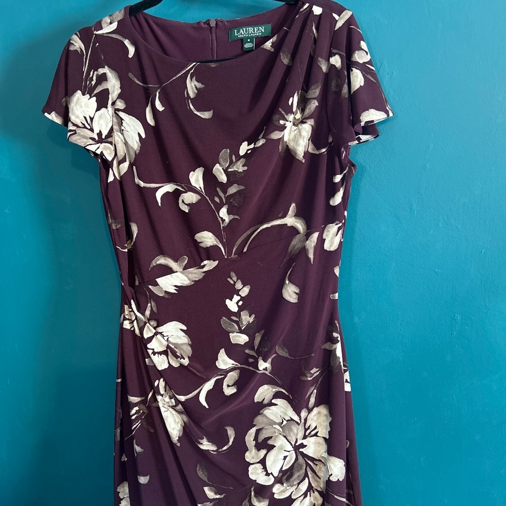 Lauren Ralph Lauren burgundy dress